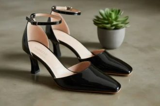 Black Strappy Heels