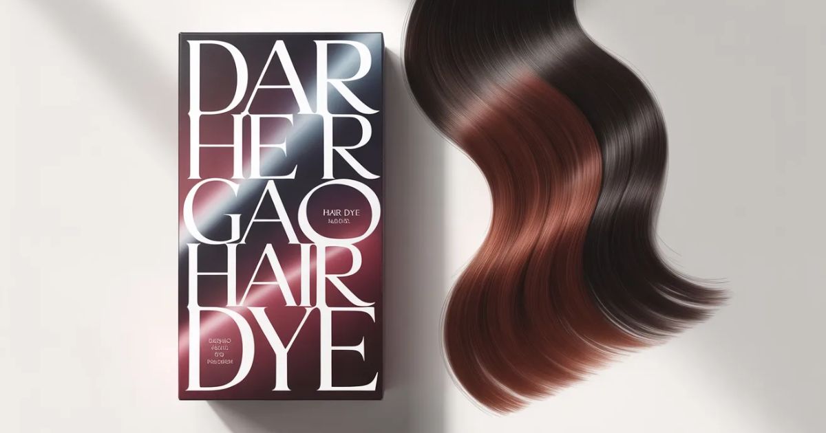 Rainbow ombre Darhergao Hair Dye blending pink purple and blue shades on long curled hair