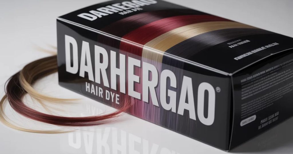 Electric blue Darhergao Hair Dye on short layered haircut with bold vibrant tones